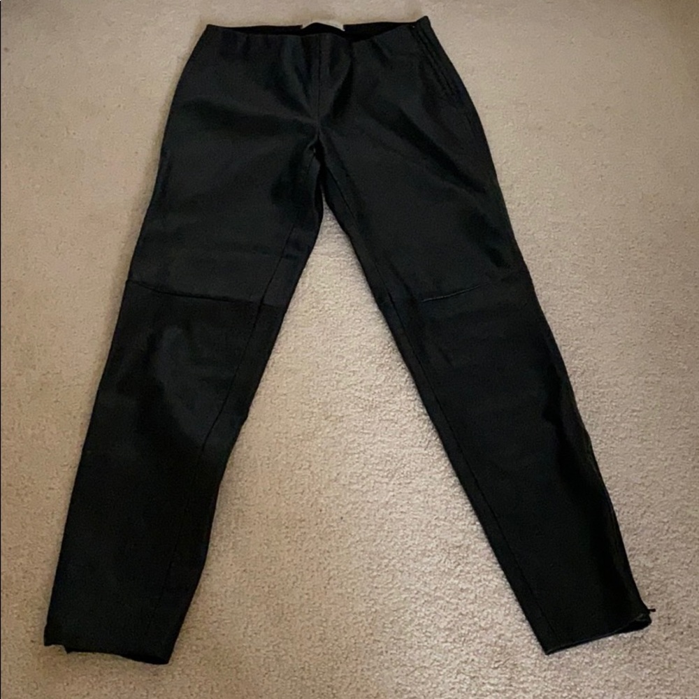 Free people leather leggings/pants